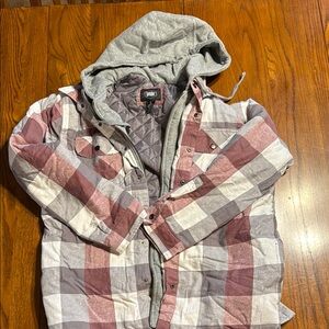 Berkeley Jensen flannel hoodie